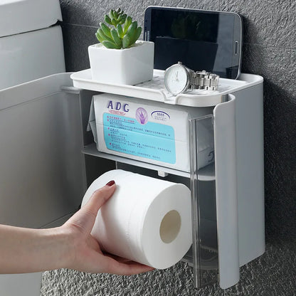 Waterproof Wall Mounted Toilet Paper Holder